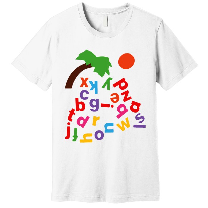 Alphabet Boom Tree Premium T-Shirt
