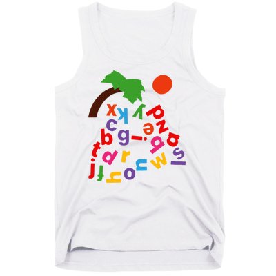 Alphabet Boom Tree Tank Top