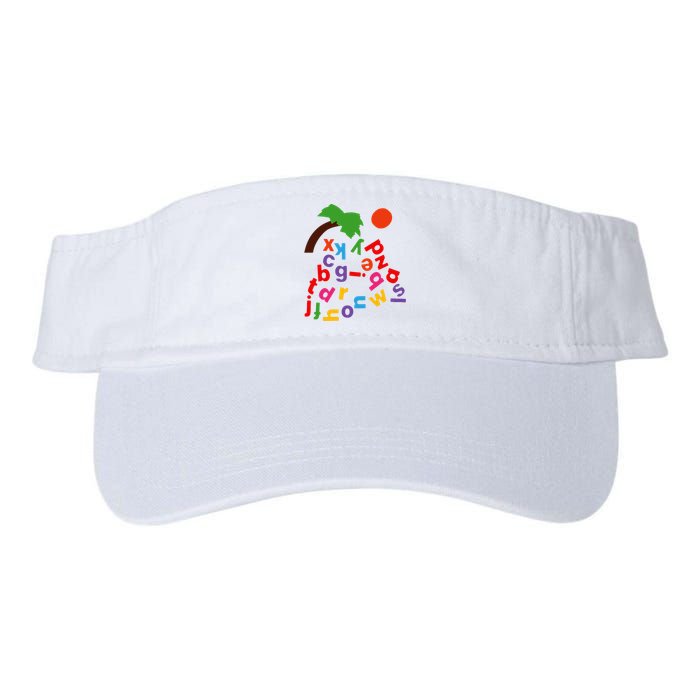 Alphabet Boom Tree Valucap Bio-Washed Visor