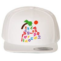 Alphabet Boom Tree Wool Snapback Cap