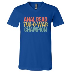 Anal Bead Tugowar Champion V-Neck T-Shirt