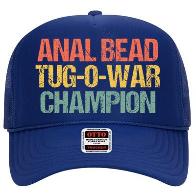 Anal Bead Tugowar Champion High Crown Mesh Back Trucker Hat