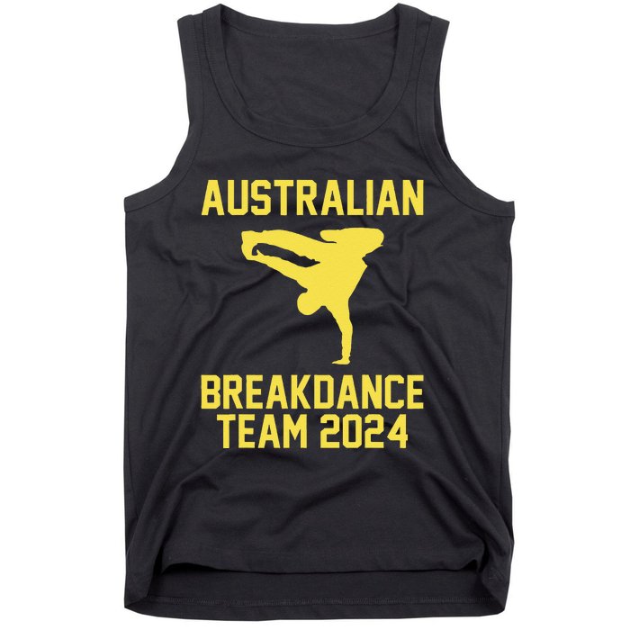 Australian Breakdance Team 2024 Funny Breakdancing Meme 24 Gift Tank Top