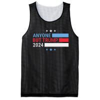 Anyone But Trump 2024 President Election Funny Anti Trump Mesh Reversible Basketball Jersey Tank