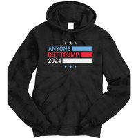 Anyone But Trump 2024 President Election Funny Anti Trump Tie Dye Hoodie