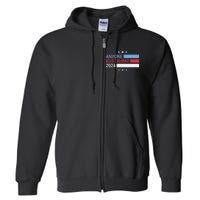 Anyone But Trump 2024 President Election Funny Anti Trump Full Zip Hoodie