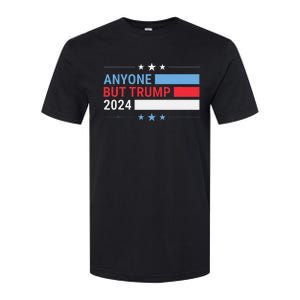 Anyone But Trump 2024 President Election Funny Anti Trump Softstyle CVC T-Shirt