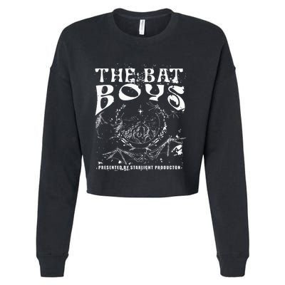 Acotar Bat The Night Court Cropped Pullover Crew