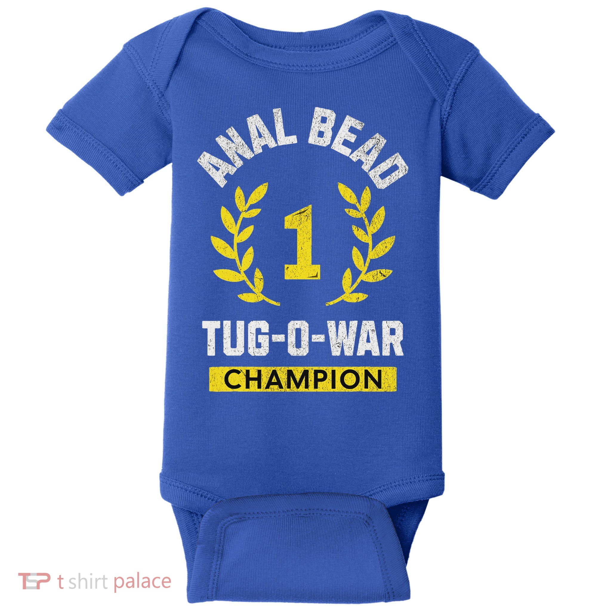 Anal Bead Tug O War Champion Baby Bodysuit