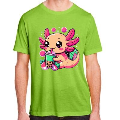 Axolotl Boba Tea Kawaii Neko Japanese Bubble Tea Adult ChromaSoft Performance T-Shirt