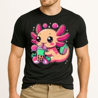 Axolotl Boba Tea Kawaii Neko Japanese Bubble Tea Cooling Performance Crew T-Shirt
