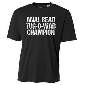 Anal Bead Tugowar Champion Funny Saying Sarcastic Novelty Cooling Performance Crew T-Shirt