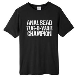 Anal Bead Tugowar Champion Funny Saying Sarcastic Novelty Tall Fusion ChromaSoft Performance T-Shirt