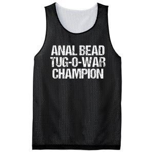 Anal Bead Tugowar Champion Funny Saying Sarcastic Novelty Mesh Reversible Basketball Jersey Tank