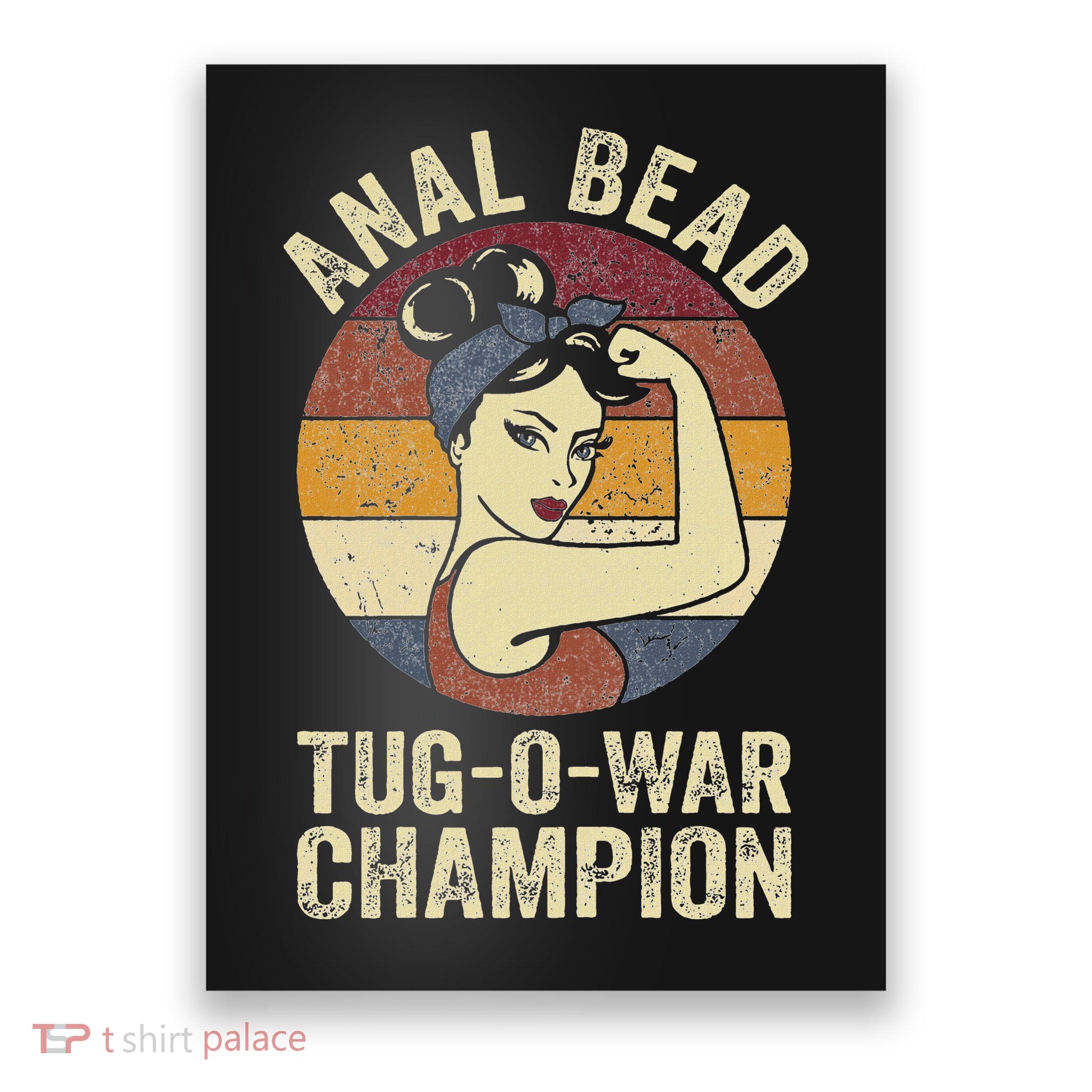 Anal Bead Tug O War Champion Poster