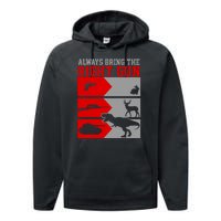 Always Bring The Right Funny Performance Fleece Hoodie