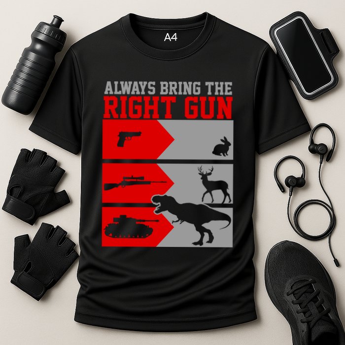 Always Bring The Right Funny Cooling Performance Crew T-Shirt