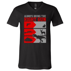 Always Bring The Right Funny V-Neck T-Shirt