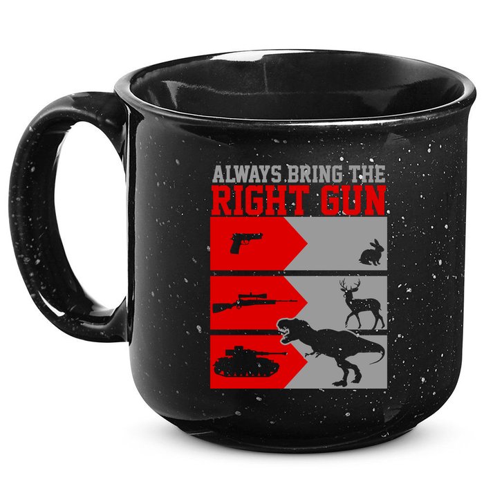 Always Bring The Right Funny 15oz Campfire Ceramic Mug