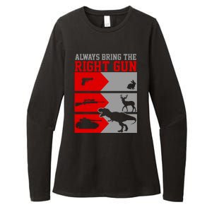 Always Bring The Right Funny Womens CVC Long Sleeve Shirt