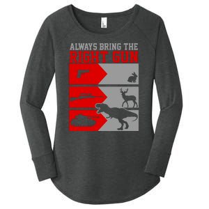 Always Bring The Right Funny Women's Perfect Tri Tunic Long Sleeve Shirt