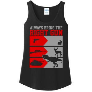 Always Bring The Right Funny Ladies Essential Tank