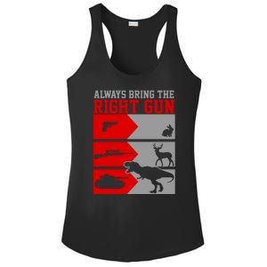 Always Bring The Right Funny Ladies PosiCharge Competitor Racerback Tank