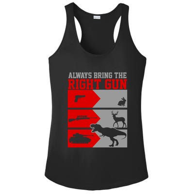 Always Bring The Right Funny Ladies PosiCharge Competitor Racerback Tank