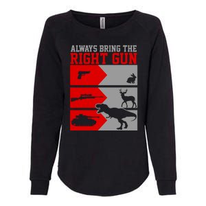 Always Bring The Right Funny Womens California Wash Sweatshirt