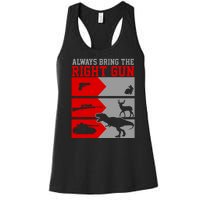 Always Bring The Right Funny Women's Racerback Tank