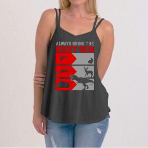 Always Bring The Right Funny Women's Strappy Tank