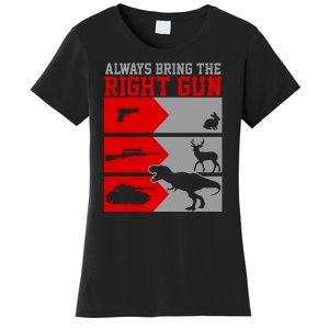 Always Bring The Right Funny Women's T-Shirt