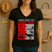 Always Bring The Right Funny Women's V-Neck T-Shirt