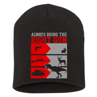 Always Bring The Right Funny Short Acrylic Beanie