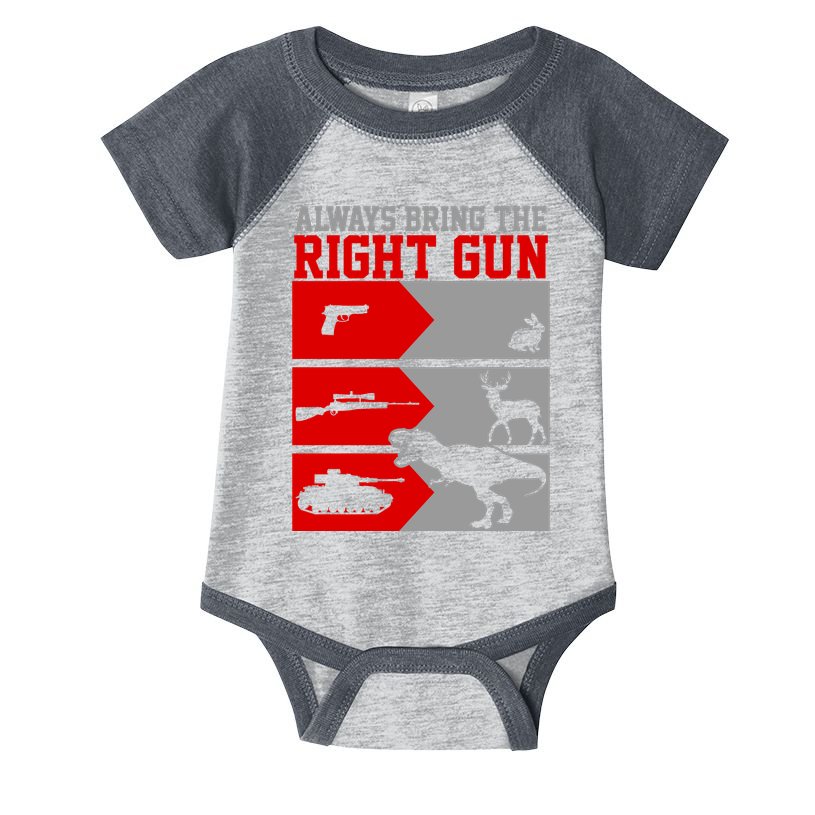 Always Bring The Right Funny Infant Baby Jersey Bodysuit