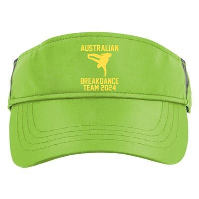 Australian Breakdance Team 2024 Funny Breakdancing Meme 24 Adult Drive Performance Visor