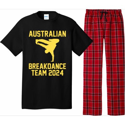 Australian Breakdance Team 2024 Funny Breakdancing Meme 24 Pajama Set