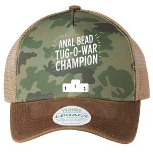 Anal Bead Tugowar Champion Funny Saying Legacy Tie Dye Trucker Hat