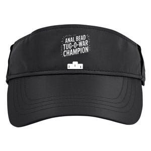 Anal Bead Tugowar Champion Funny Saying Adult Drive Performance Visor