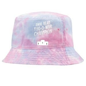 Anal Bead Tugowar Champion Funny Saying Tie-Dyed Bucket Hat