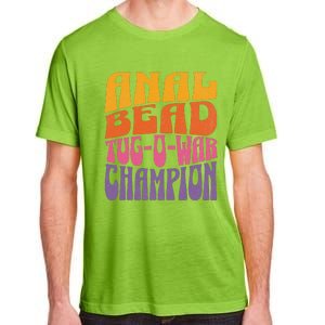 Anal Bead Tugowar Champion Funny Saying Adult ChromaSoft Performance T-Shirt