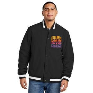 Anal Bead Tugowar Champion Funny Saying Insulated Varsity Jacket