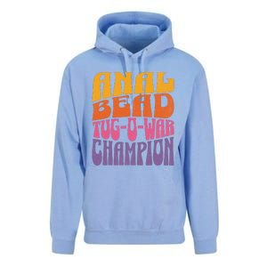 Anal Bead Tugowar Champion Funny Saying Unisex Surf Hoodie