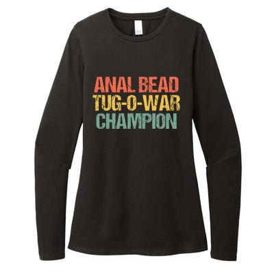 Anal Bead Tugowar Champion Womens CVC Long Sleeve Shirt