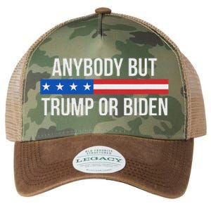 Anybody But Trump Or Biden Political Statement Legacy Tie Dye Trucker Hat