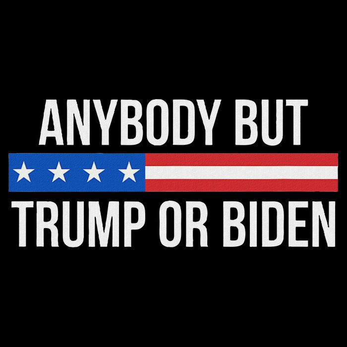 Anybody But Trump Or Biden Political Statement Cooling Performance Crew T-Shirt