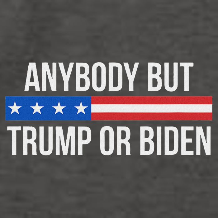 Anybody But Trump Or Biden Political Statement Vector Backpack