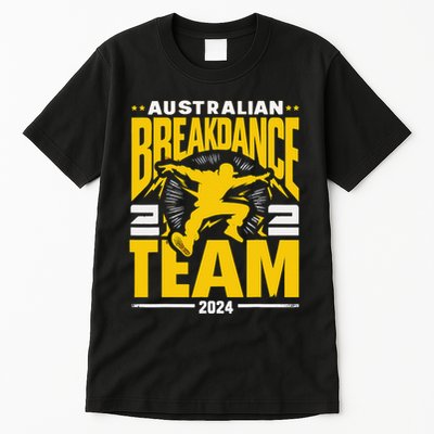 Australian Breakdance Team 2024 Hilarious Breakdancing 24 Tall T-Shirt