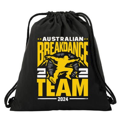 Australian Breakdance Team 2024 Hilarious Breakdancing 24 Drawstring Bag