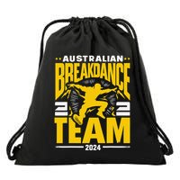 Australian Breakdance Team 2024 Hilarious Breakdancing 24 Drawstring Bag